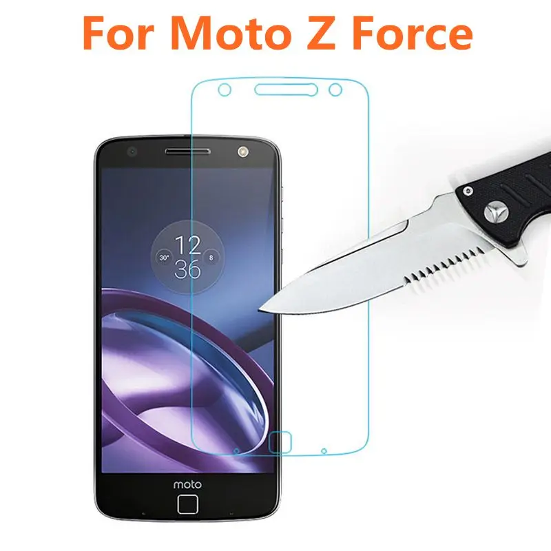 Закаленное стекло для MOTOROLA MOTO Z force Защитная пленка экрана Glass | Мобильные телефоны