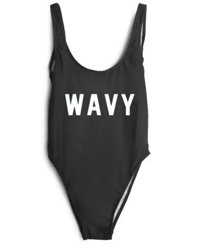 Волнистые женские сексуальные купальники с открытой спиной боди глубоким