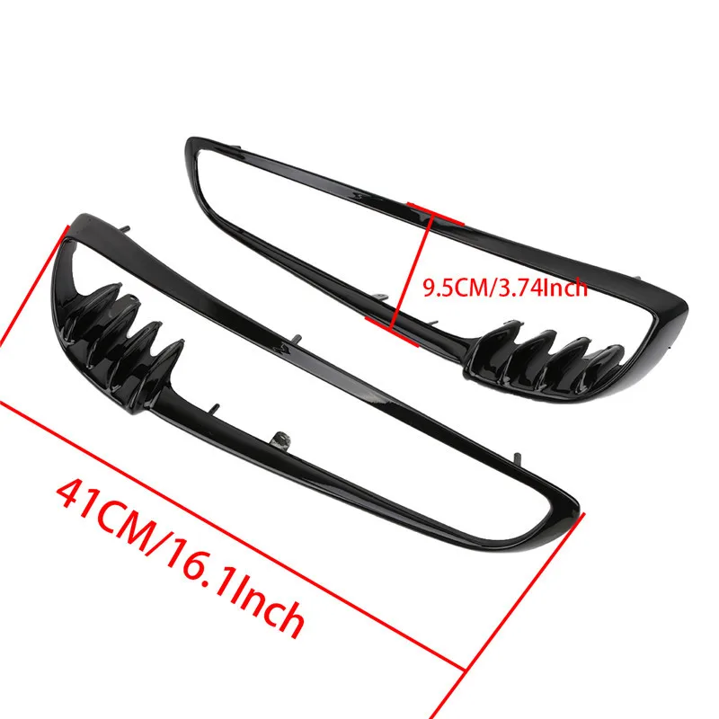 Черная накладка радиатора для крышки радиатора для Harley V Rod V-Rod VRSC VRSCA VRSCDX VRSCF 2001-2010 Левая Правая часть мотоцикла