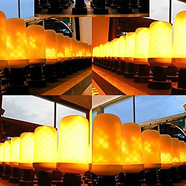E27/E26 7W светодиодные лампы Flam винтажная газовая лампа анимированная Мерцающая