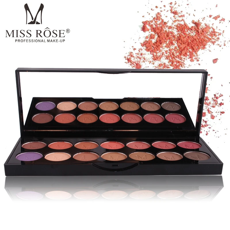 Smoky eye looking макияж Минеральные матовые тени для век палитра 14 видов цветов Набор 3