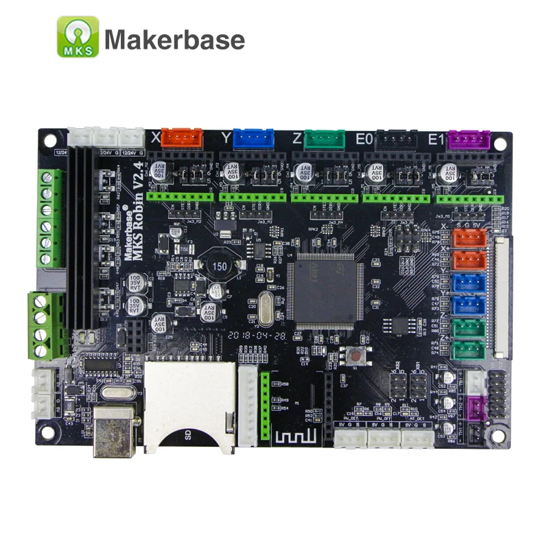 Makerbase MKS Robin 32Bit Control Board 3D Printer parts mainboard support marlin2.0 controller board with TFT Touch Screen - купить по