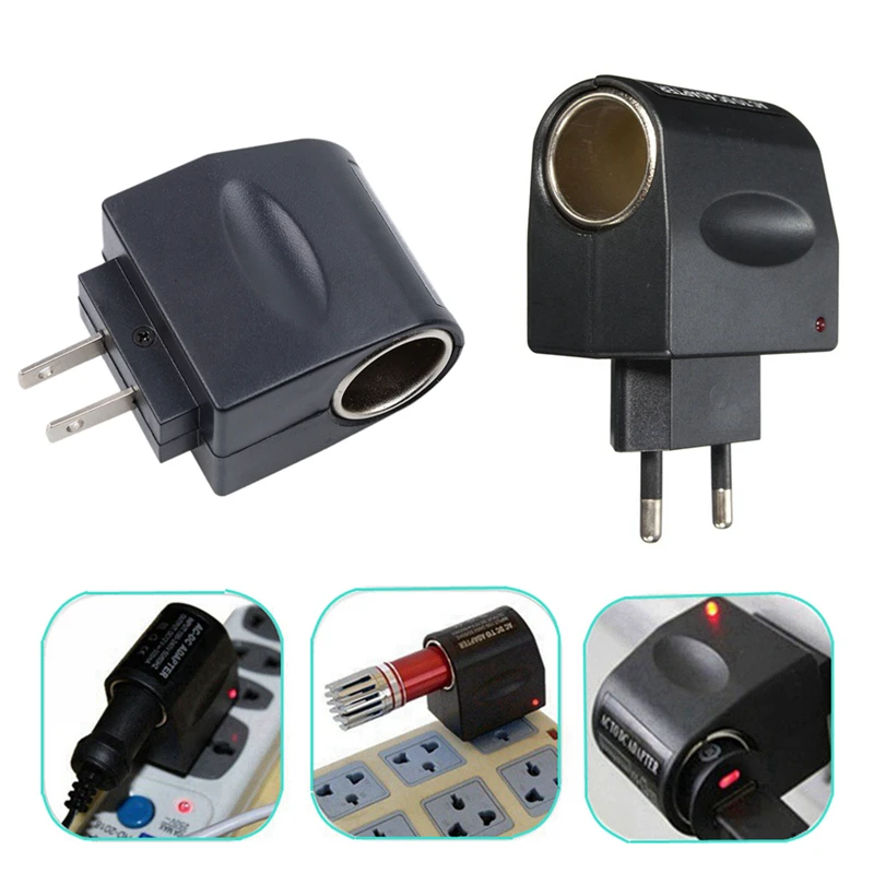 Настенная розетка для автомобильного прикуривателя с 220 в перем. Тока на 12 В