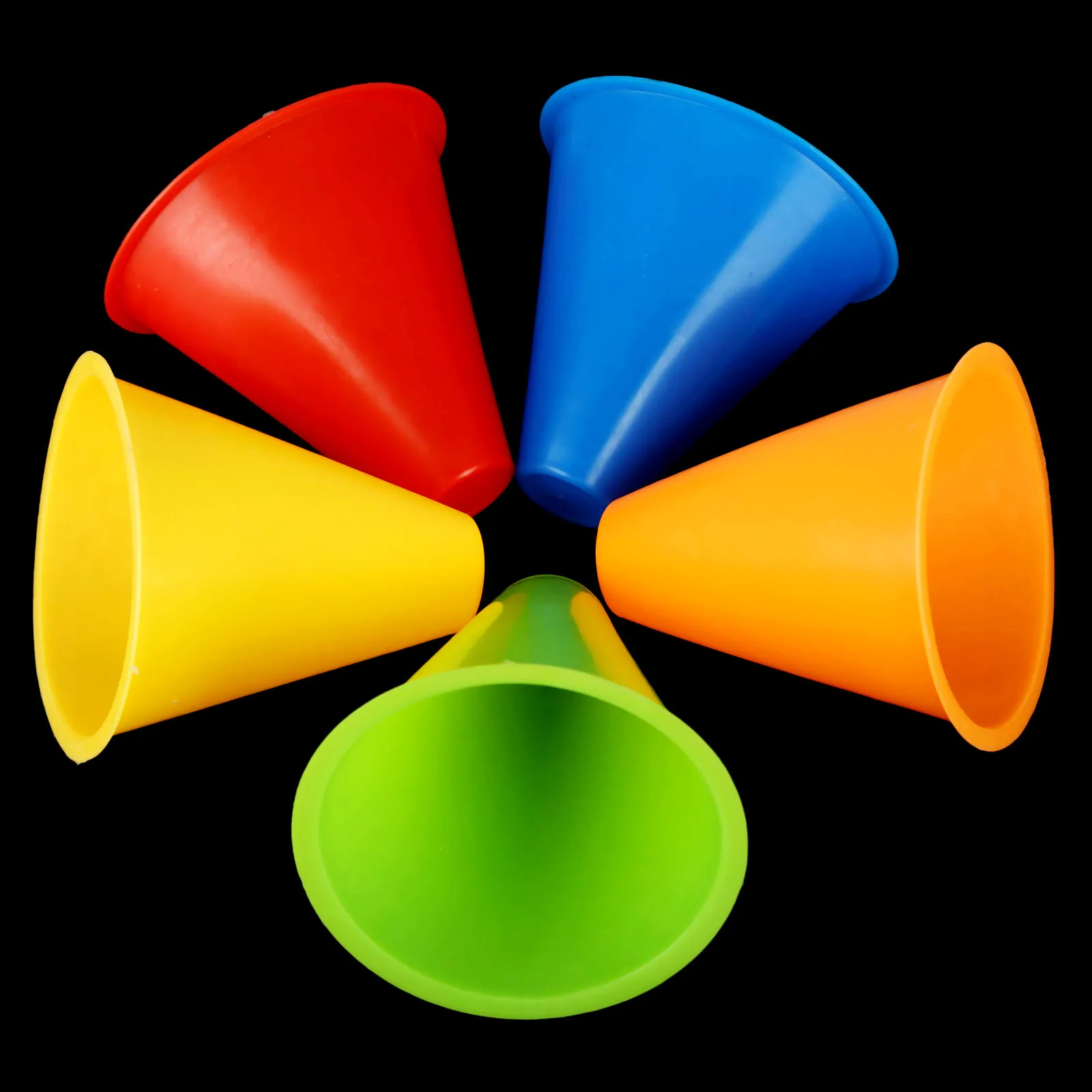 5 шт для тренировки ловкости пространство маркеры конусы слалом роликовые коньки