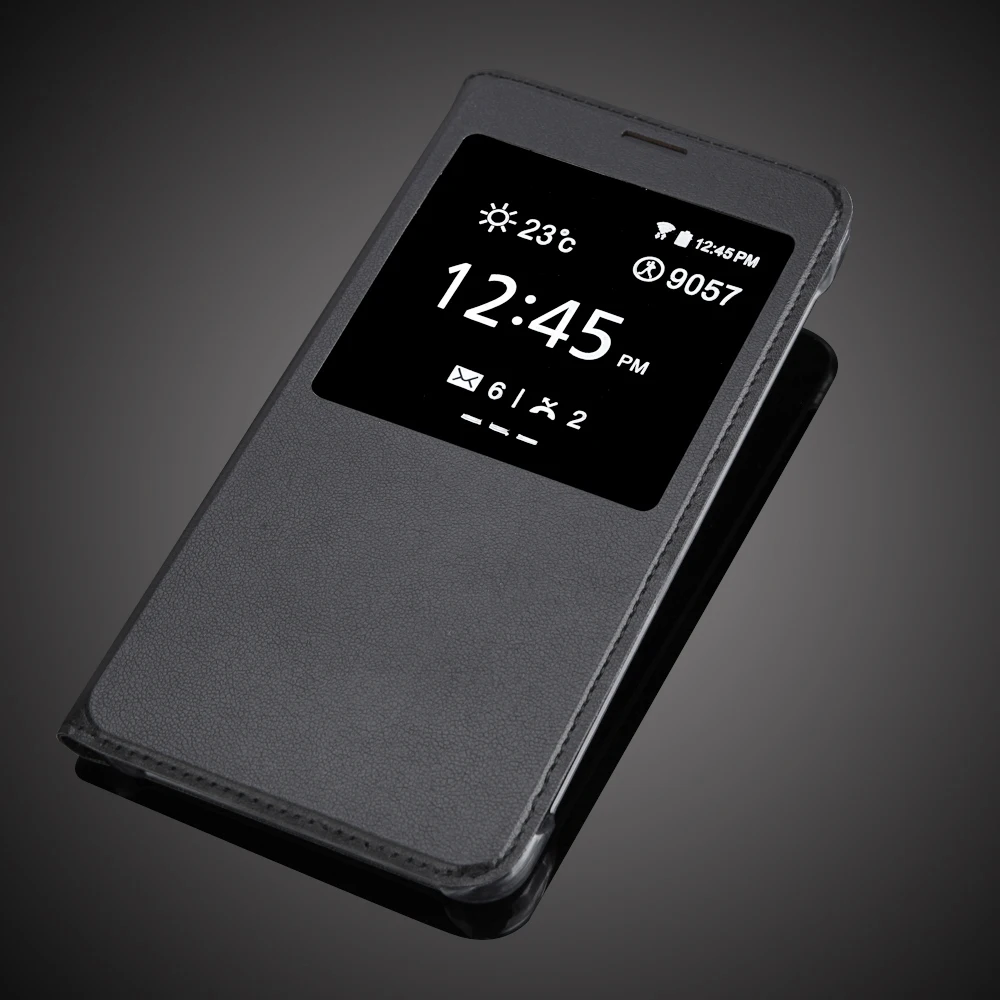 Роскошный чехол модный защитный из искусственной кожи откидной Чехол с окошком