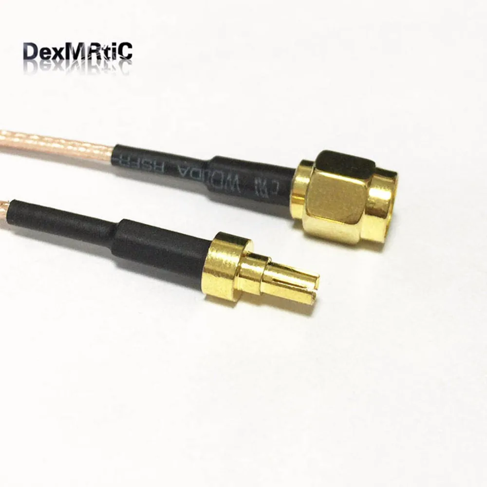1 шт. НОВЫЙ SMA Мужской переключатель CRC9 мужской прямой кабель Пигтейл RG178 15 см 6