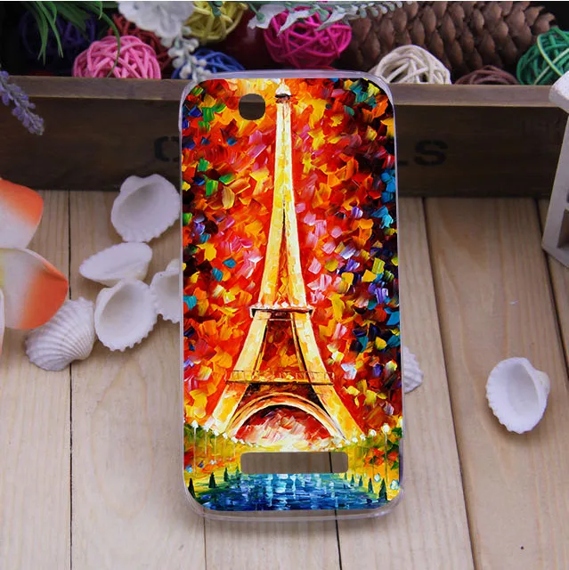 Чехол для Alcatel One Touch Idol Alpha 6032 6032A 6032X OT6032 TCL S860 Твердый чехол бабочка Тигр Роза