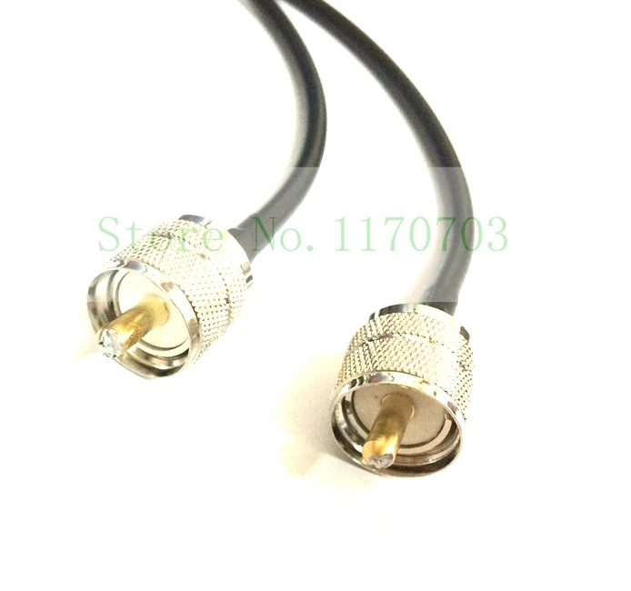 5 шт. PL-259 UHF штекер к SO239 для кабеля RG58 (50 см) | Обустройство дома