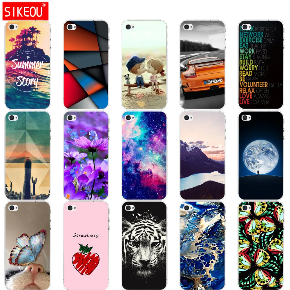 For iPhone 5 5S SE Phone Cases Case 3D Pattern Cute Capa Silicon TPU Cover |