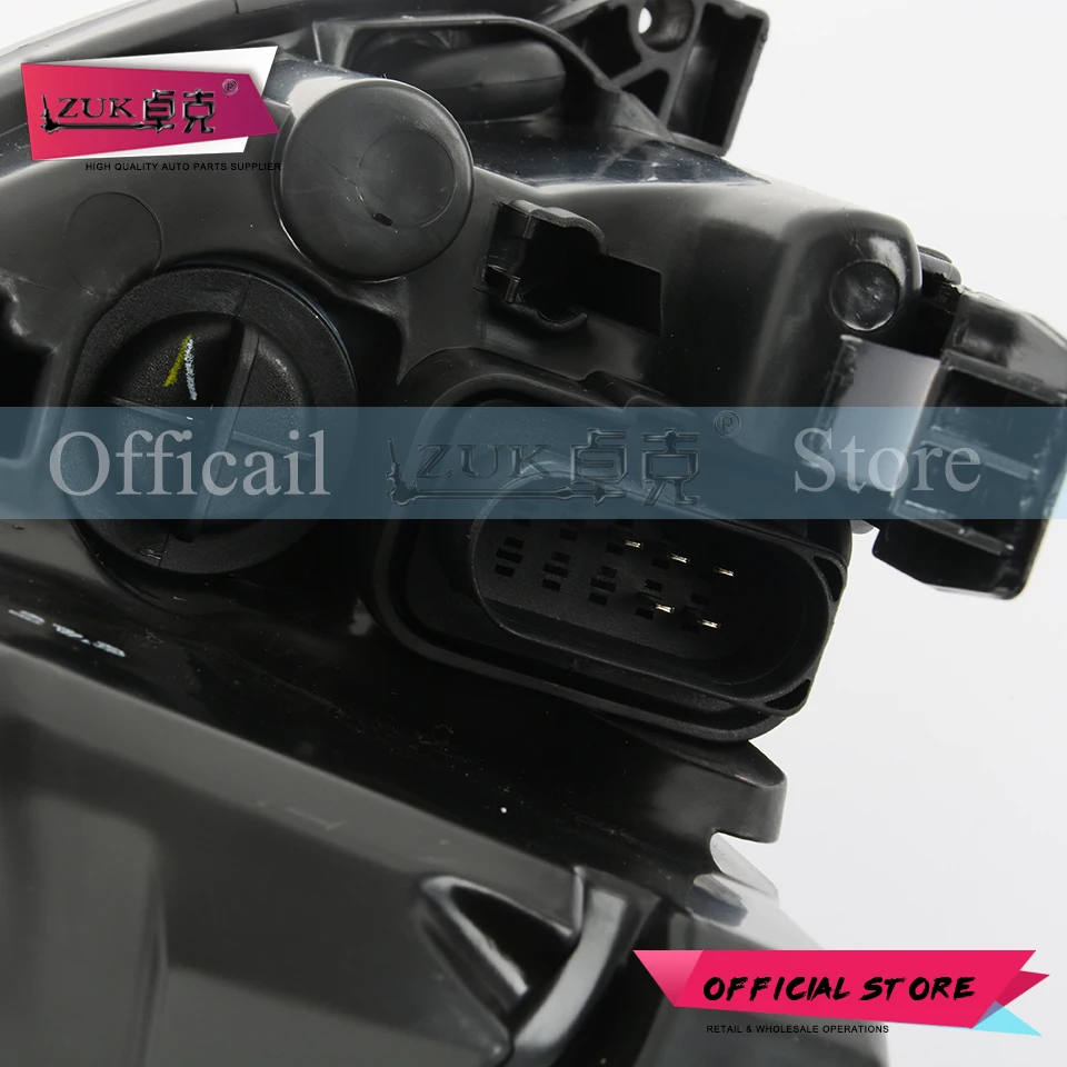 ZUK 2 шт. фара в сборе для Ford Focus MK2 2009 2010 2011 2012 2013 седан хэтчбек белый цвет Тип