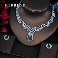 hibride luxury design full aaa cubic zirconia women dubai jewelry sets wedding bride dress accessories wholesale price n 367