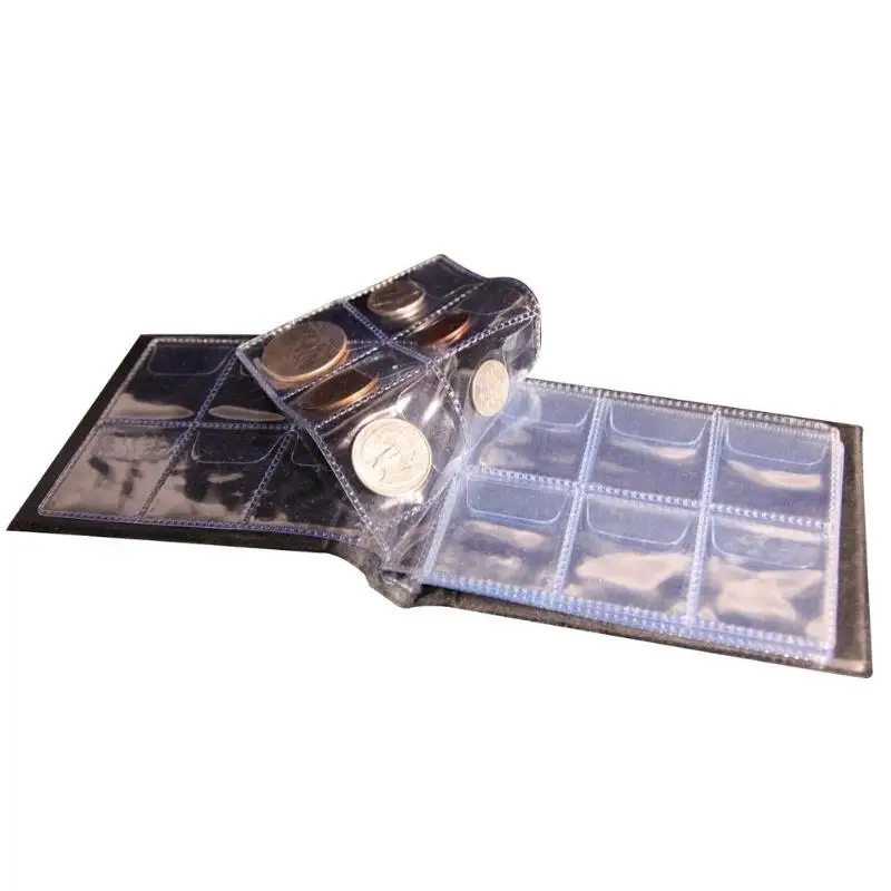 Альбом для сбора монет с 60 слотами трендовый портативный альбом хранения