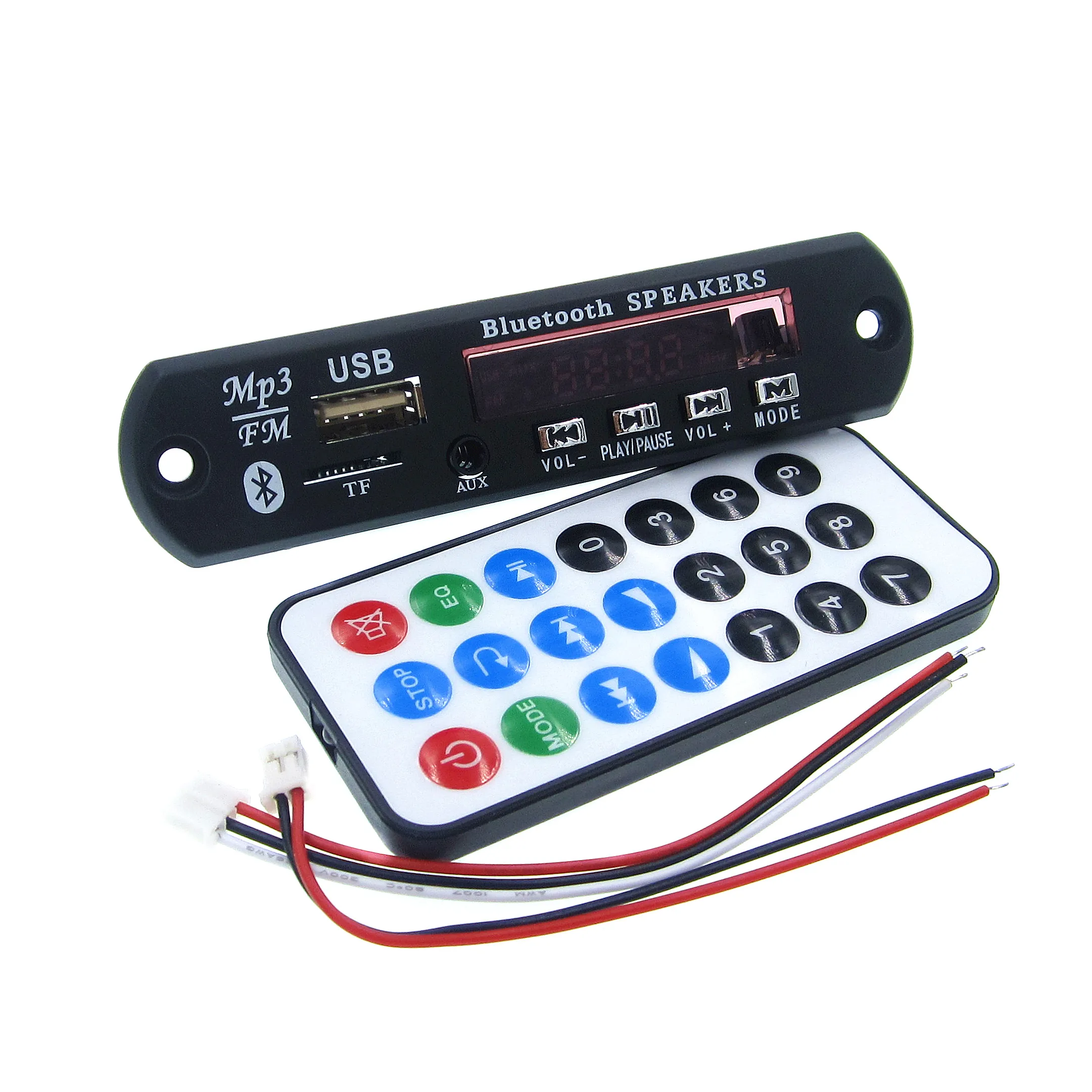 1 комплект Bluetooth MP3 декодирующая плата модуль с слотом для sd карты/USB/FM/удаленное