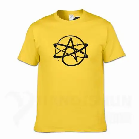 Символ атеиста FSM Pastafarian religion, Мужская футболка с принтом, новинка, мужские хлопковые футболки с коротким рукавом, уличная футболка