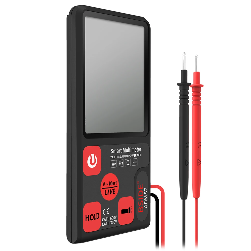 BSIDE ADMS7 Smart Multimeter True RMS Digital Measuring AC/DC Voltage Resistance Frequency with LCD Display | Инструменты