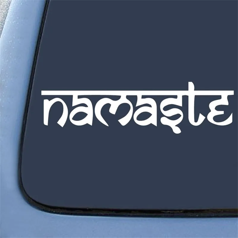 Намастэ тибетский Будда Авто полоса виниловая наклейка 6 ''белые аксессуары
