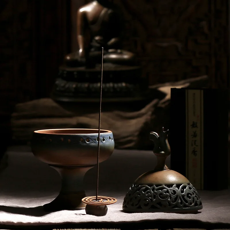 1 шт. Китайская традиционная керамическая курильница Boshan Кадило|ceramic incense burner|incense