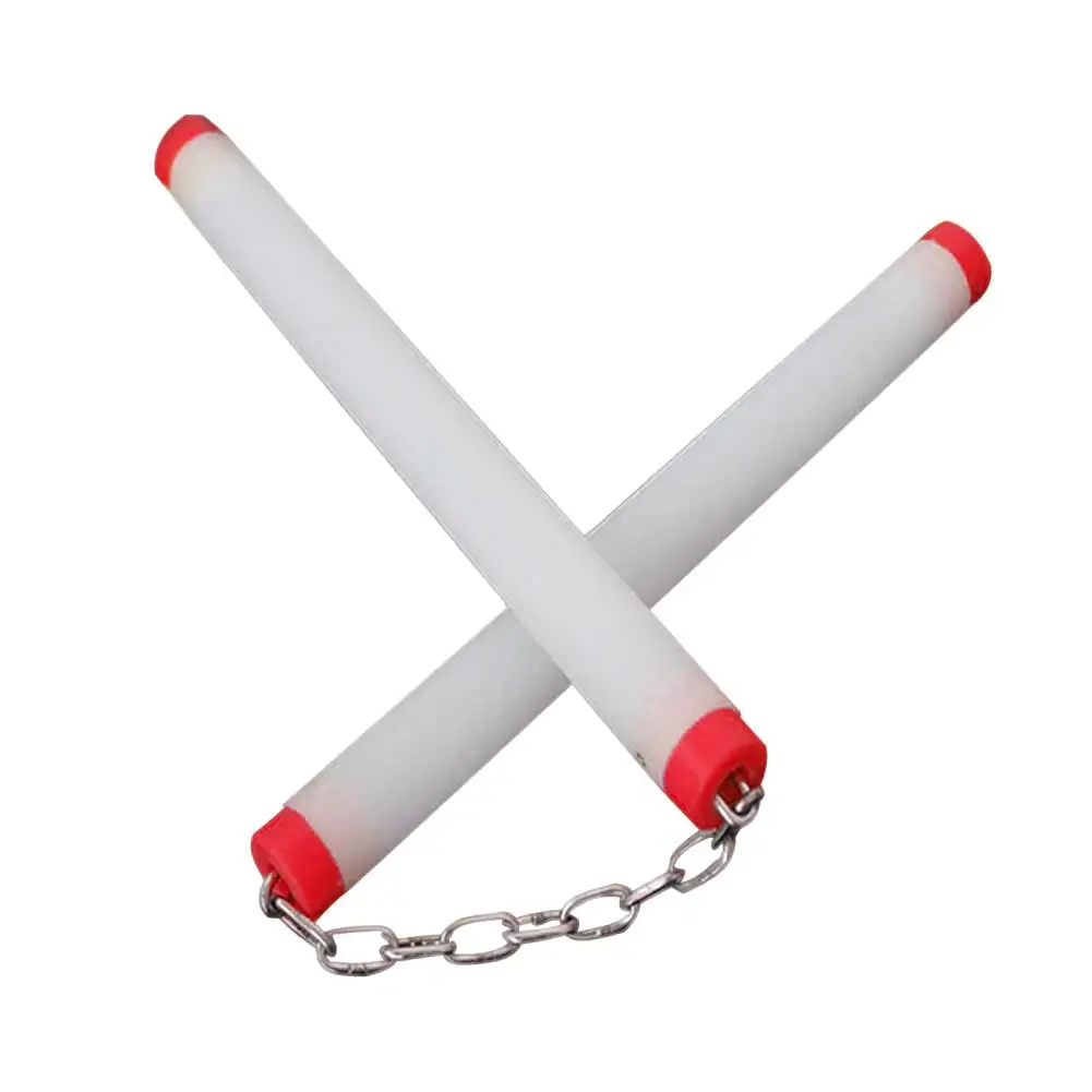 Красный Светодиодный светильник Nunchakus светящийся Флуоресцентный светильник Kongfu Nunchaku Sticks светильник игрушки@ Z280 S7JN - Цвет: Красный