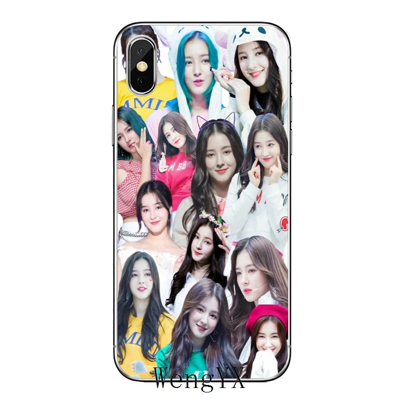 Для samsung Galaxy S3 S4 S5 S6 S7 край S8 S9 плюс мини Примечание 3 4 5 8 Kpop Momoland Нэнси Yeonwoo Девушка ТПУ Мягкий телефона чехол