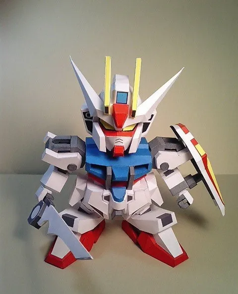 SD Assault Gundam White|Картонные конструкторы| |