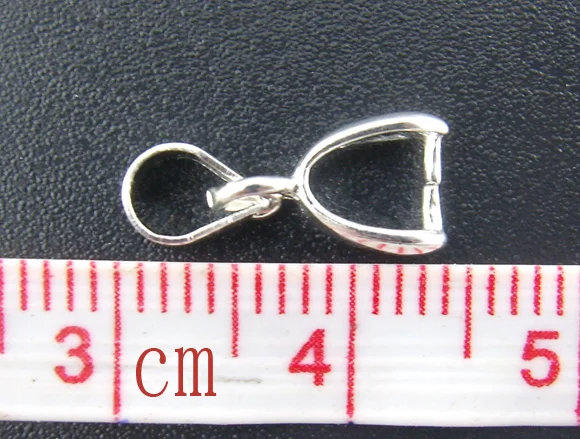 DoreenBeads 30 шт. Серебристые бусины с зажимом 5*15 мм (B01108)|bail beads|pinch clips bailclip bail |