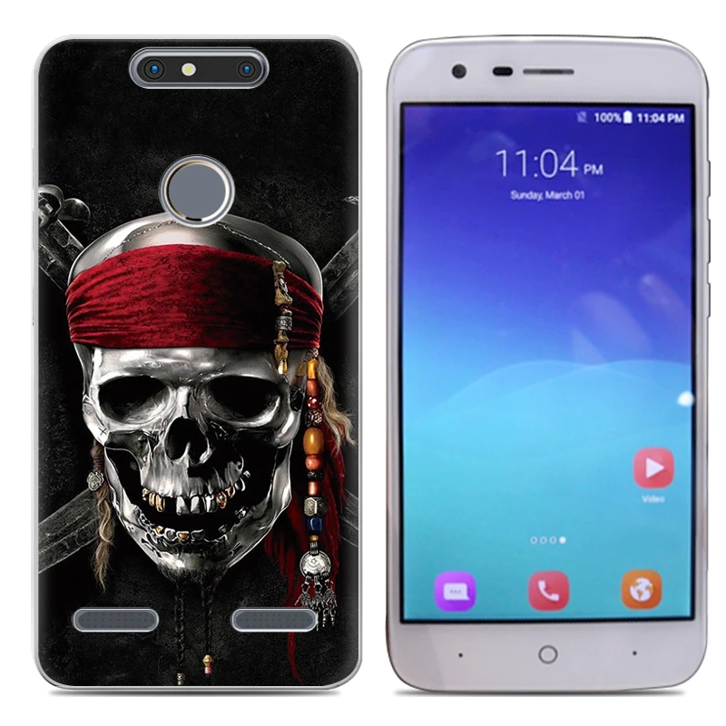 Прямая поставка мягкий ТПУ чехол для телефона ZTE Blade V8 Mini 5 дюймов модный цветной