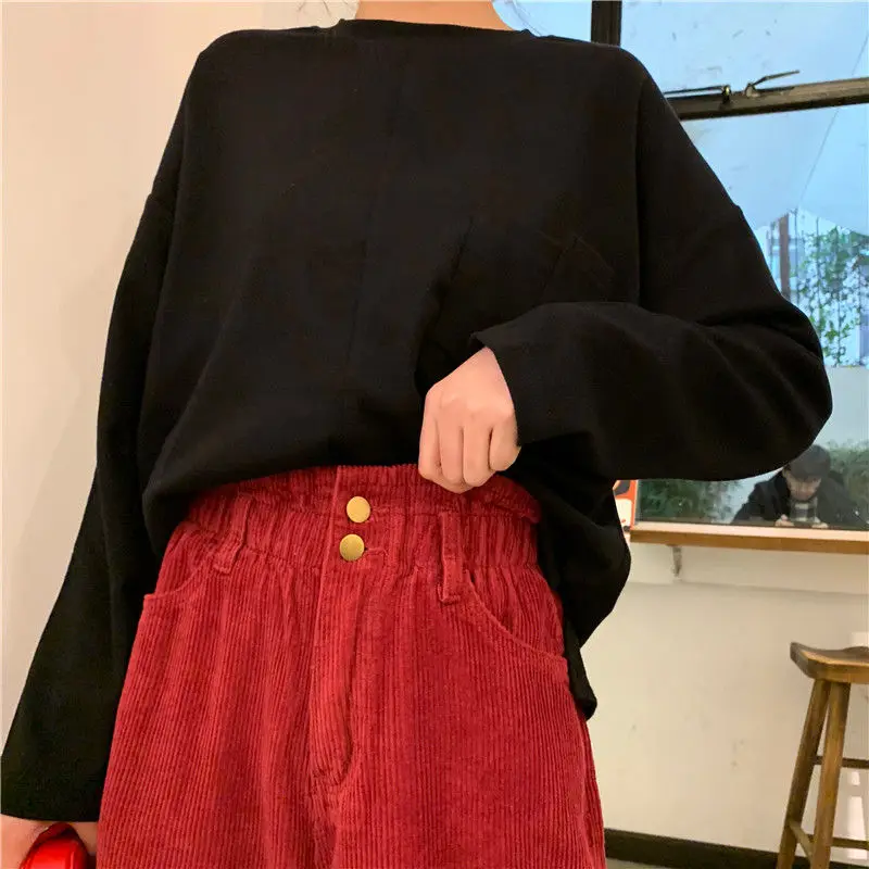 HziriP 2019 новый сладкий весна осень Высокое качество Сплошной Высокая талия