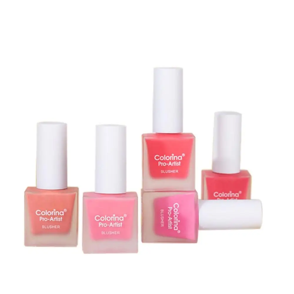 Жидкие румяна для макияжа гладкие шелковистые Paleta De Blush цвет длится долго 4 цвета