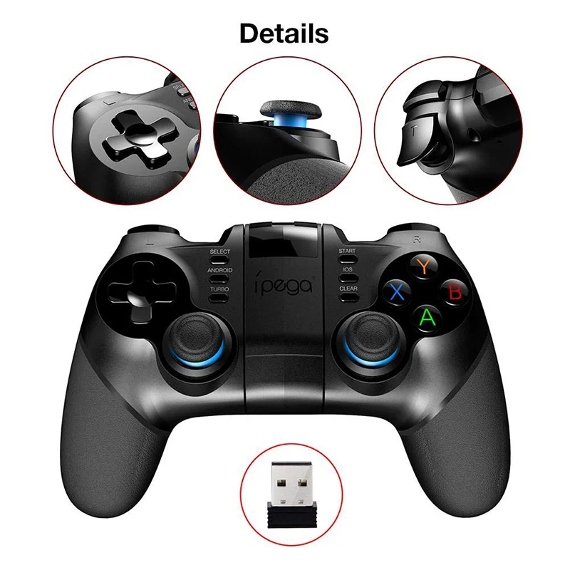 iPega PG-9156 Bluetooth контроллер 2,4G беспроводной геймпад мобильный Pubg игровой джойстик для Android/IOS телефонов ПК планшет PS3