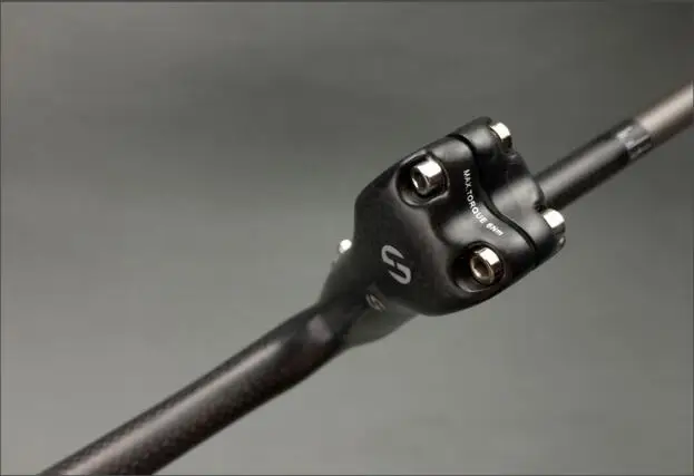 TOSEEK углеродное волокно MTB велосипедный интегрированный горизонтальный руль 31 8x60