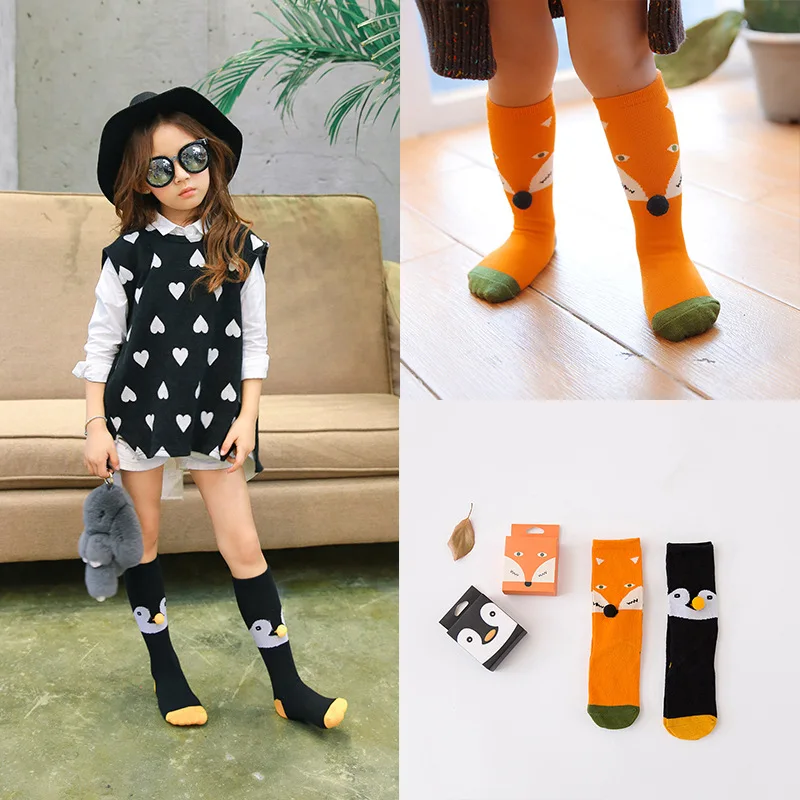 Новые стильные гольфы для маленьких мальчиков и девочек школьные хлопковые