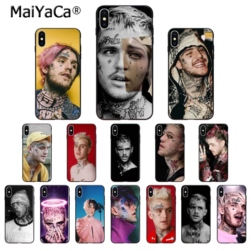 

MaiYaCa Rap singer Lil Peep High Quality Phone Case for Apple iPhone13 8 7 6S Plus X XS MAX 5 5S SE XR Cover
