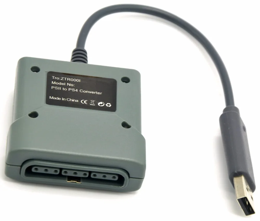 Брук USB usb-адаптер, конвертер для геймпада для PS2 для PS3/PS4 Конвертор использовать ваш PS2 проводной джойстик/геймпад с sony PS3/PS4