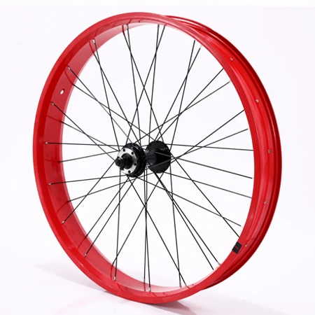 2-red Колеса для велосипеда, диски 26*4,0, колеса из сплава для горной дороги, колеса для велосипеда из алюминиевого сплава, колеса для езды на велосипеде, ультра-светильник - Цвет: 2-red