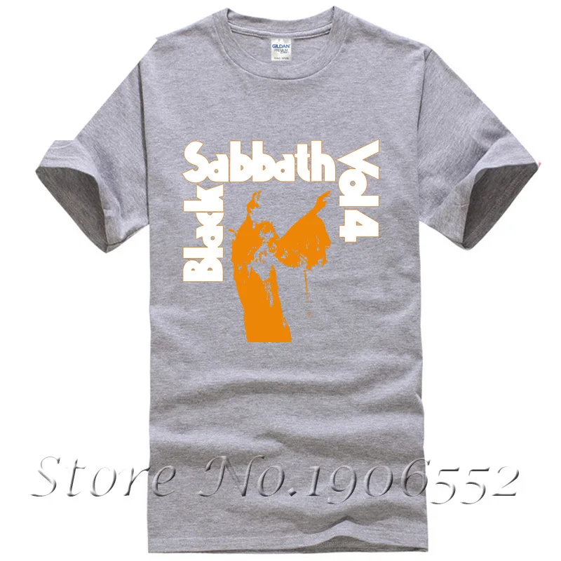 Оригинальный Black Sabbath Vol 4 мужские футболки с коротким рукавом базовый Графический