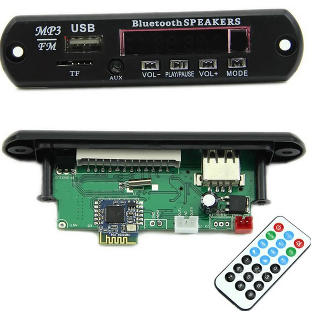 12 V MP3 декодер доска аудио модуль Беспроводной Bluetooth USB TF радио для автомобиля |