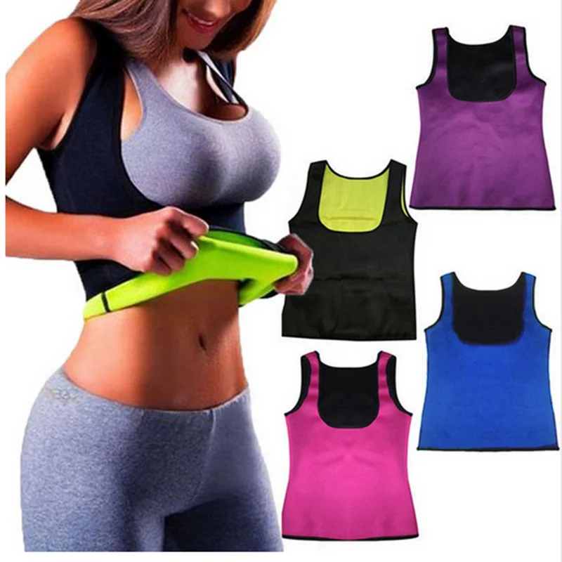 Women Hot Neoprene Body Shapers Slimming Pants &amp Vest Fajas Modeladoras Waist Trainer Shaper Womens Tops and Blouses YG101 |