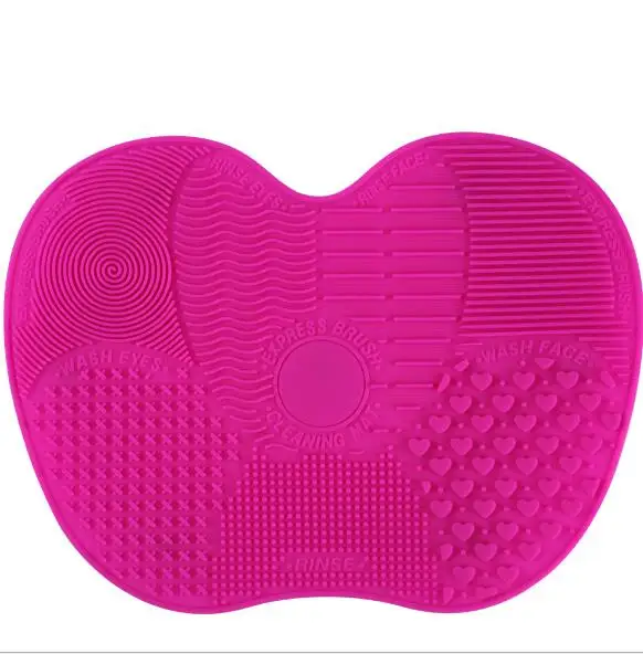 Женская Косметическая щетка для мытья макияжа коврик чистки геля скребок