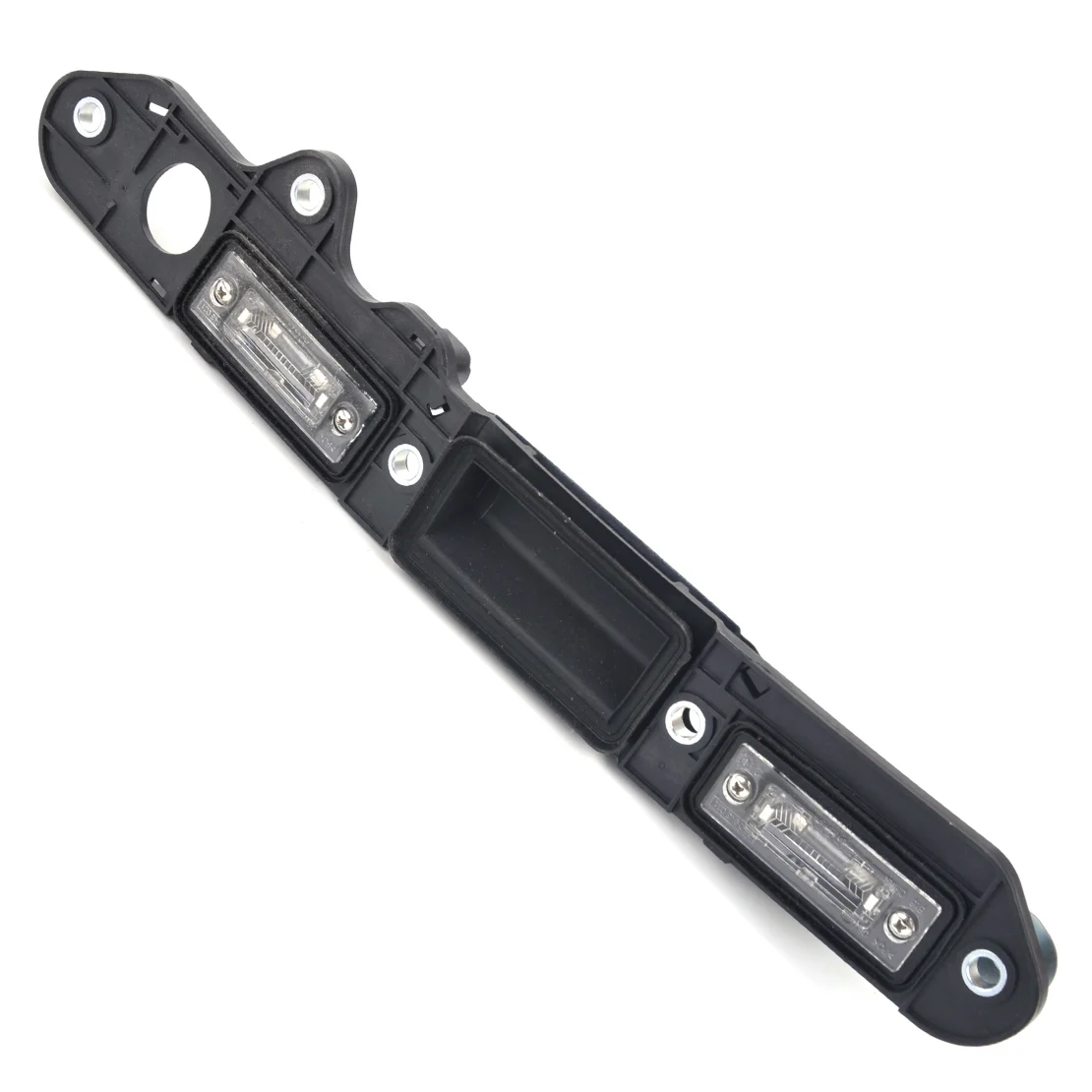 CITALL Rear Tailgate Trunk Lid Handle with License Plate Lamp Light for