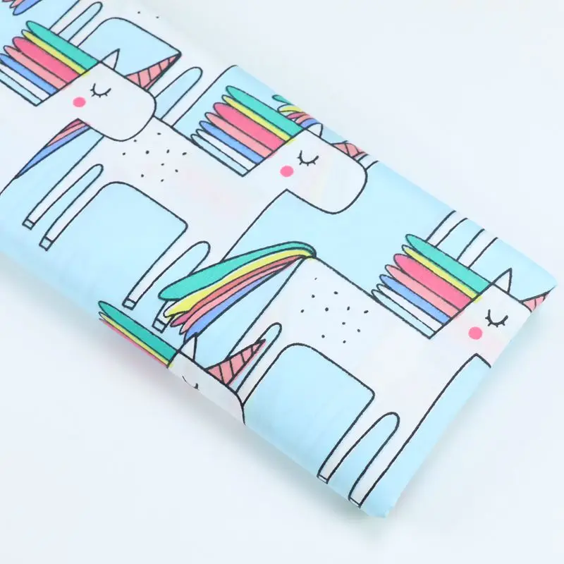 Ткань хлопчатобумажная саржа приятная для кожи мягкая ткань детского