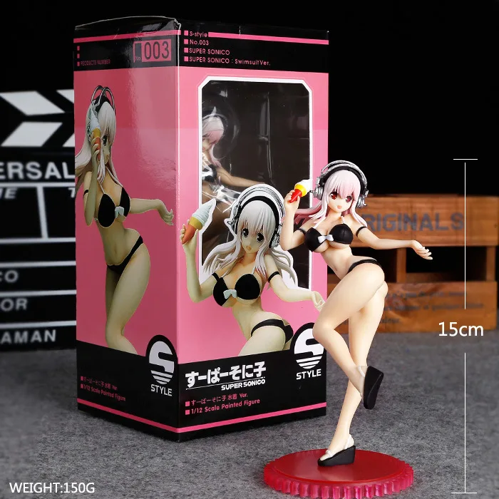 Супер Sonico бикини Marca экшн фигурки леггинсы весы модель игрушки модели в подарок