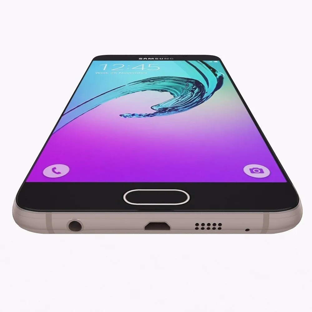 Разблокированный samsung Galaxy A7 A7100 Dual Sim 5," 1080 P 3 ГБ ОЗУ 16 Гб ПЗУ 13,0 МП 4G LTE Восьмиядерный мобильный телефон