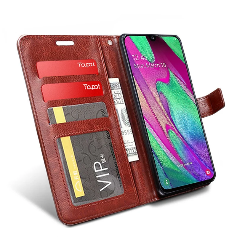 Кожаный чехол Thouport для samsung Galaxy A40 ретро фоторамка откидная крышка A 40 2019 Чехол