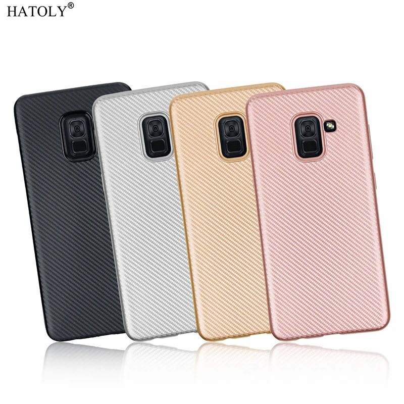 HATOLY чехол для Samsung Galaxy A8 Plus 2018 a730f Ультратонкий Мягкий ТПУ чехол-накладка из