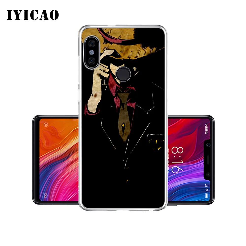 Мягкий силиконовый чехол для телефона IYICAO One piece Luffy Xiaomi Mi 9 8 SE 6 A1 A2 Lite F1 MIX2S MIX3 из