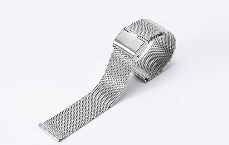 HIXANNY 16 18 20 22mm Black Silver Gold Rose ultra-thin Stainless Steel milan Mesh Strap Bracelets Watch Band | Электроника