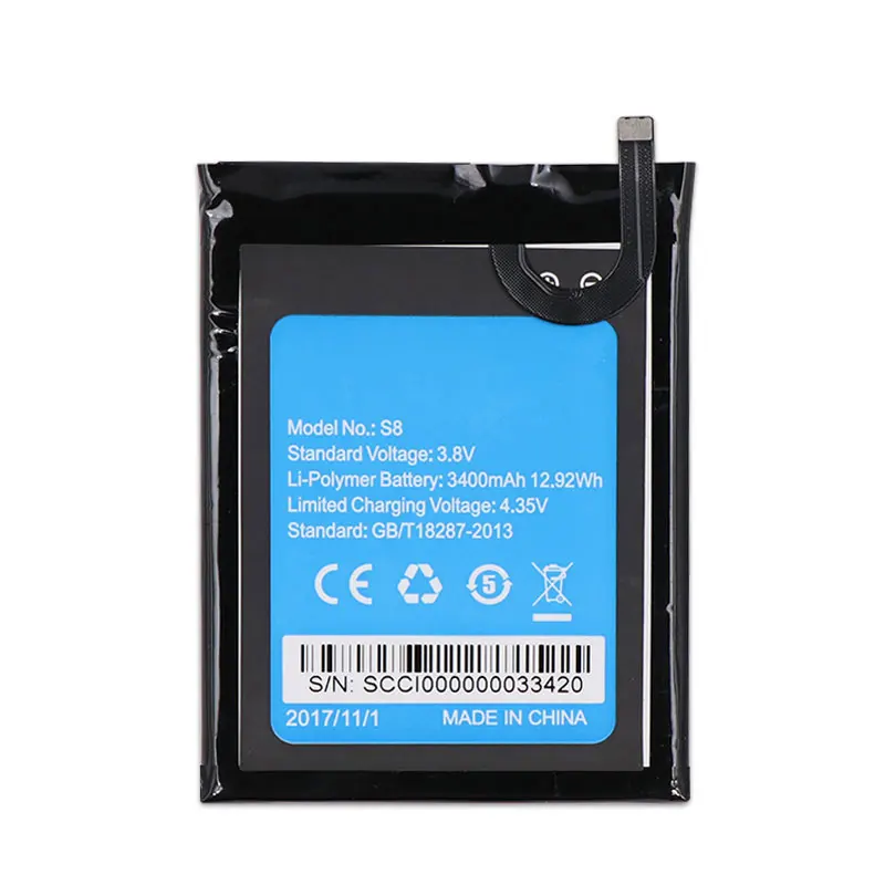 DyGod 3400mAh for Homtom S8 Battery Replacement Batteries Bateria For Smart Phone+tools |
