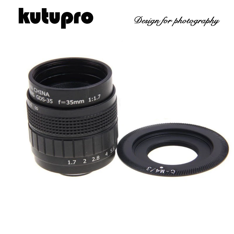 Фуцзянь 35 мм F1.7 CCTV ТВ кино объектив + C крепление макрокольцо для Sony E Nex-5T Nex-F3 Nex-6 Nex-7