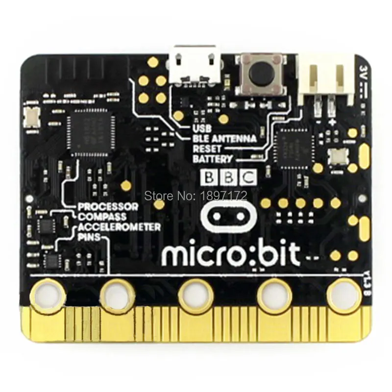BBC micro:bit nRF51822 KL26Z Bluetooth 16 КБ ОЗУ 256 КБ флэш-памяти детский компьютер карманного размера для начинающих узнать питона JS