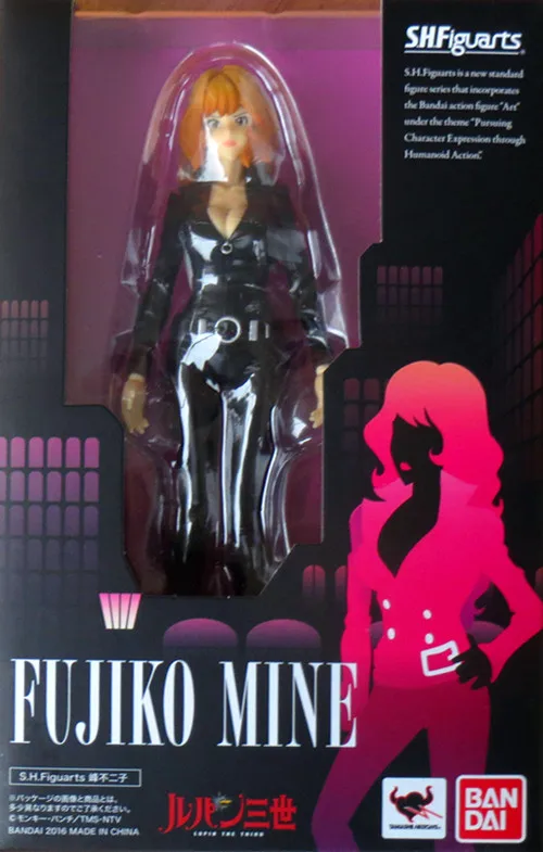 PrettyAngel Подлинная Bandai S.H. Фигуртс Люпин 3 я экшн фигурка Fujiko Mine|action figure|lupin 3rdlupin the 3rd |